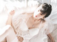 [Cosplay] Cherry Neko 桜桃喵 – 白纱糖