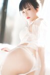 [Cosplay] Cherry Neko 桜桃喵 – 白纱糖