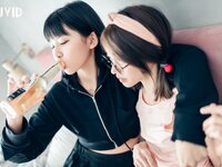 【JVID】2021.08.02 妍妍X果寶寶 姉妹の液