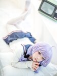 [Cosplay] 王胖胖u – 独角兽制服 [18P-288MB]