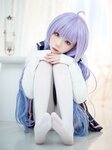 [Cosplay] 王胖胖u – 独角兽制服 [18P-288MB]