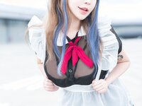 [Cosplay] Plant Lily 花リリ - Rooftop Maid