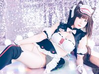 [Cosplay] Shimo 霜月- NEKOPARA 巧克力賽車服-12張