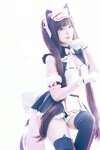 [Cosplay] Shimo 霜月- NEKOPARA 巧克力賽車服-12張
