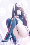 [Cosplay] Shimo 霜月- NEKOPARA 巧克力賽車服-12張