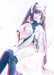 [Cosplay] Shimo 霜月- NEKOPARA 巧克力賽車服-12張