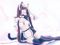 [Cosplay] Shimo 霜月- NEKOPARA 巧克力賽車服-12張