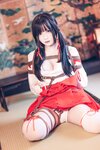 [Cosplay] Shimo 霜月- Miko Bundle 巫女捆绑