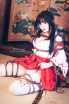 [Cosplay] Shimo 霜月- Miko Bundle 巫女捆绑