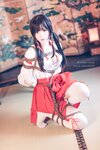 [Cosplay] Shimo 霜月- Miko Bundle 巫女捆绑
