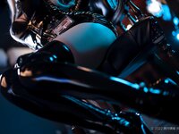 [Cosplay][Zettai Ryoiki] Kuro くろ - BLACK ENAMEL NURSE