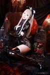 [Cosplay][Zettai Ryoiki] Kuro くろ - BLACK ENAMEL NURSE