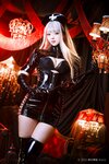 [Cosplay][Zettai Ryoiki] Kuro くろ - BLACK ENAMEL NURSE
