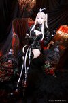 [Cosplay][Zettai Ryoiki] Kuro くろ - BLACK ENAMEL NURSE