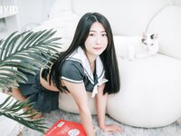 【JVID】 2023.07.25 童顏巨乳女學生-黎茉????色誘家教老師，用身體交換考題，老師揉捏著兩顆軟嫩乳房????第一視角口交畫面、乳夾性感摩擦誘惑????