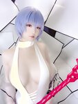 [Cosplay] Hoshilily 星之迟迟 - Rei Ayanami 绫波丽 (Evangelion)