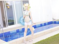 [Cosplay][my suite] Atsuki あつき - Genius vacation! 天才的バカンス！ (Bombergirl)