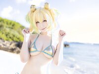 [Cosplay][my suite] Atsuki あつき - Genius vacation! 天才的バカンス！ (Bombergirl)