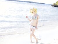 [Cosplay][my suite] Atsuki あつき - Genius vacation! 天才的バカンス！ (Bombergirl)