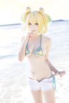 [Cosplay][my suite] Atsuki あつき - Genius vacation! 天才的バカンス！ (Bombergirl)