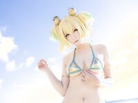 [Cosplay][my suite] Atsuki あつき - Genius vacation! 天才的バカンス！ (Bombergirl)