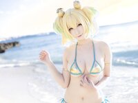 [Cosplay][my suite] Atsuki あつき - Genius vacation! 天才的バカンス！ (Bombergirl)