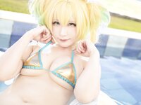 [Cosplay][my suite] Atsuki あつき - Genius vacation! 天才的バカンス！ (Bombergirl)
