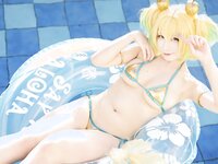 [Cosplay][my suite] Atsuki あつき - Genius vacation! 天才的バカンス！ (Bombergirl)