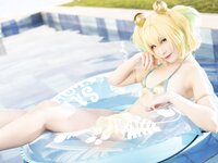 [Cosplay][my suite] Atsuki あつき - Genius vacation! 天才的バカンス！ (Bombergirl)