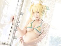 [Cosplay][my suite] Atsuki あつき - Genius vacation! 天才的バカンス！ (Bombergirl)