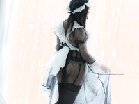 [Cosplay] MingMing Kizami 銘銘 - Vol.15 透明メイド服 写真+自撮り