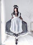[Cosplay] MingMing Kizami 銘銘 - Vol.15 透明メイド服 写真+自撮り