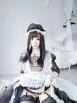 [Cosplay] MingMing Kizami 銘銘 - Vol.15 透明メイド服 写真+自撮り