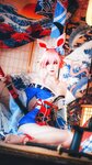 [Cosplay] Yui 金鱼 - Yae Sakura + Tomorrow's Ark Black 八重樱+明日方舟 黑