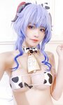 [Cosplay] PingPing 平平 - Ganyu Cowgirl