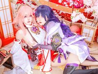 [Cosplay] Byoru & Naoki Chan - Yae Miko x Raiden Shogun