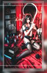 [Cosplay] Yui 金鱼 - Tokisaki Kurumi figure underwear 时崎狂三 手办内衣