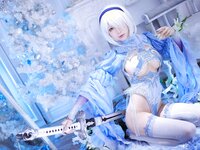 [Cosplay] Aqua 水淼 - 2B Ice and Snow Ver (NieR Automata)