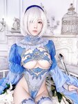 [Cosplay] Aqua 水淼 - 2B Ice and Snow Ver (NieR Automata)