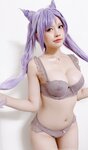 [Cosplay] PingPing 平平 - OF Keqing Softlewd