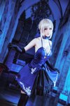 [Cosplay] Yui 金鱼 - Black hairless black chastity 黑无毛 黑贞