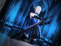[Cosplay] Yui 金鱼 - Black hairless black chastity 黑无毛 黑贞