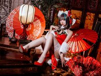 [Cosplay] Nisa 二佐 - Cheshire cheongsam 柴郡旗袍