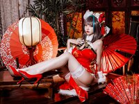 [Cosplay] Nisa 二佐 - Cheshire cheongsam 柴郡旗袍