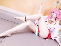 [Cosplay][HERESY] Ringo Mitsuki 林檎蜜紀 - Genshin Impact 3  Yae Miko 原神・淫ぱくと・三八重神子