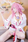 [Cosplay][HERESY] Ringo Mitsuki 林檎蜜紀 - Genshin Impact 3  Yae Miko 原神・淫ぱくと・三八重神子