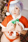 [Cosplay] Chono Black - Rem Christmas (Re_Zero kara Hajimeru Isekai Seikatsu)