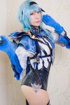 [Cosplay][HERESY] Ringo Mitsuki 林檎蜜紀 - Genshin Impact 4  Eula 原神・淫ぱくと・四エウルア