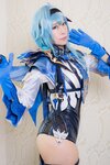 [Cosplay][HERESY] Ringo Mitsuki 林檎蜜紀 - Genshin Impact 4  Eula 原神・淫ぱくと・四エウルア