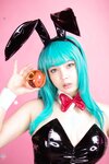 [Cosplay] Virtual Geisha - Bulma Bunny Girl (Dragon Ball)